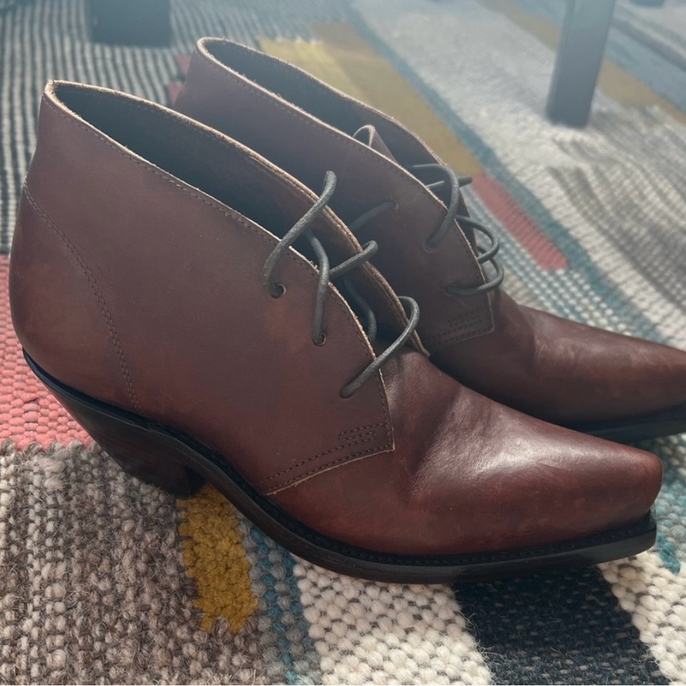 Cobra Rock South Highland Heeled Western Lace Up Ankle Boot 7.5